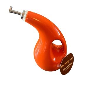 Rachael Ray Glazed Ceramic EVOO Olive Oil Bottle Dispenser with Spout